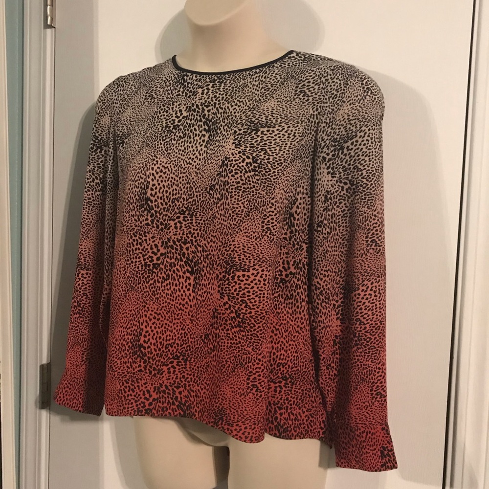 Vince Camuto Animal Print Blouse